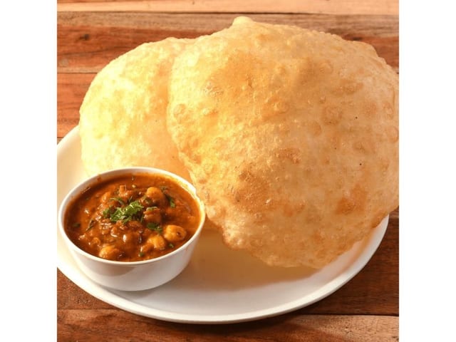 Choley Bhature (Lunch).