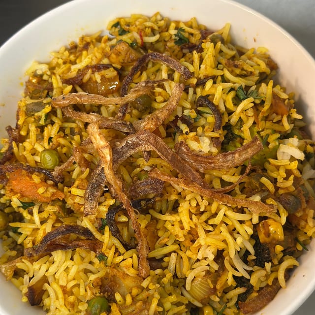 Vegetable Biryani.