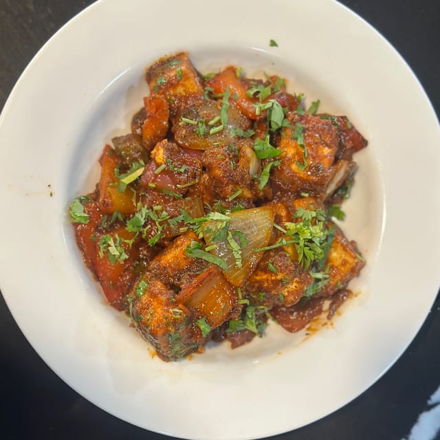 Chilli Paneer.