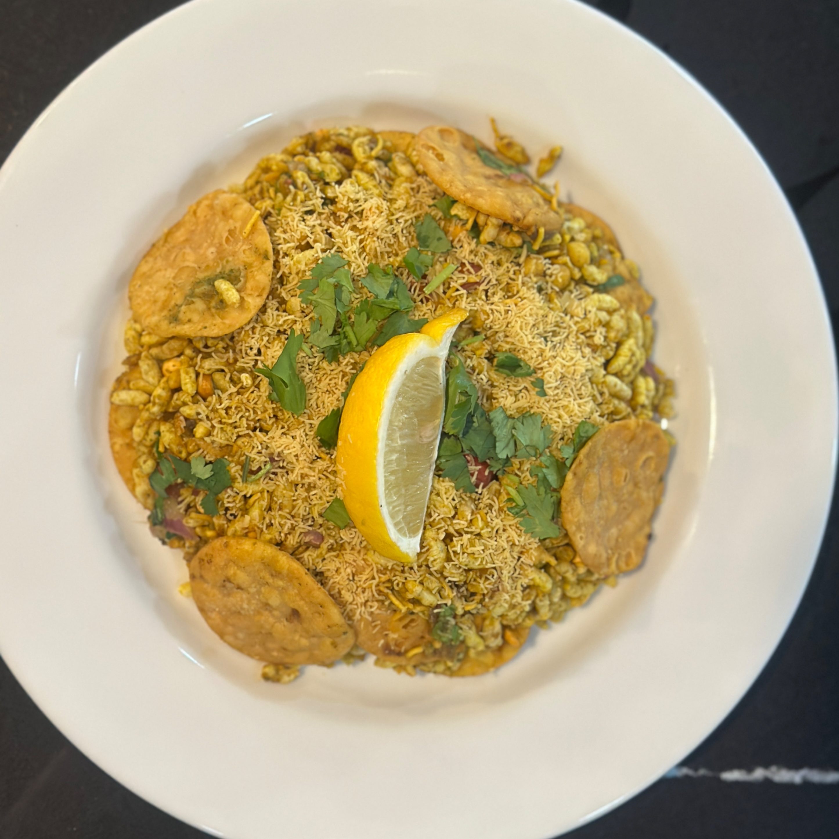 Bhel Poori Chaat.