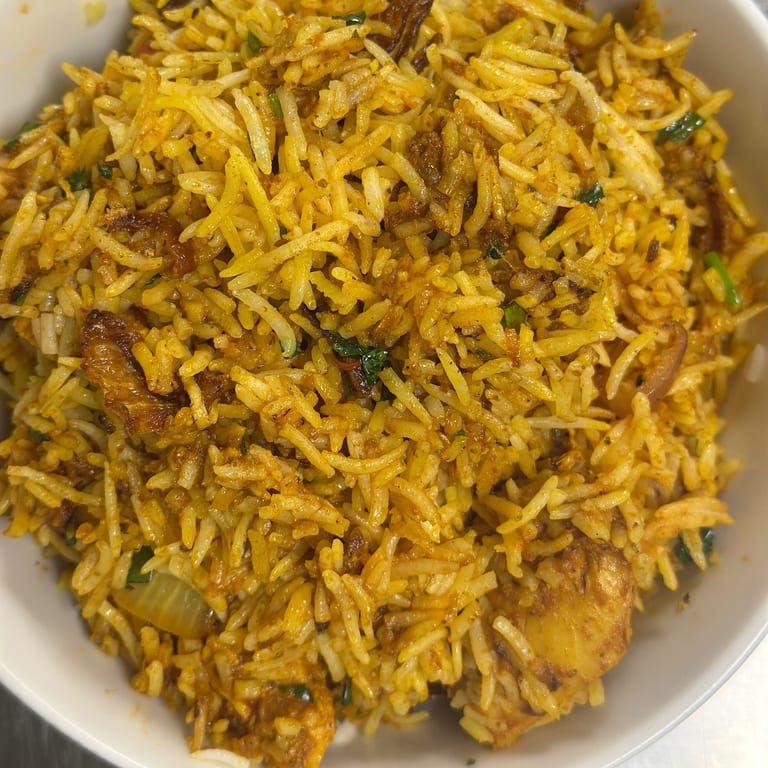 Delicious Chicken Biryani Awaits
